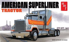AMT American Superliner Semi Tractor 1/24 1235 Plastic Model Kit Big Rig Truck