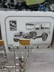 AMT Ertl 1929 Ford Woody Pickup 1:25 Scale Model Kit Partially Assembled