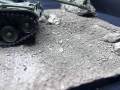 1/35 Scale Military Diorama Base Terrain Display Model Soldiers Figures Diecast