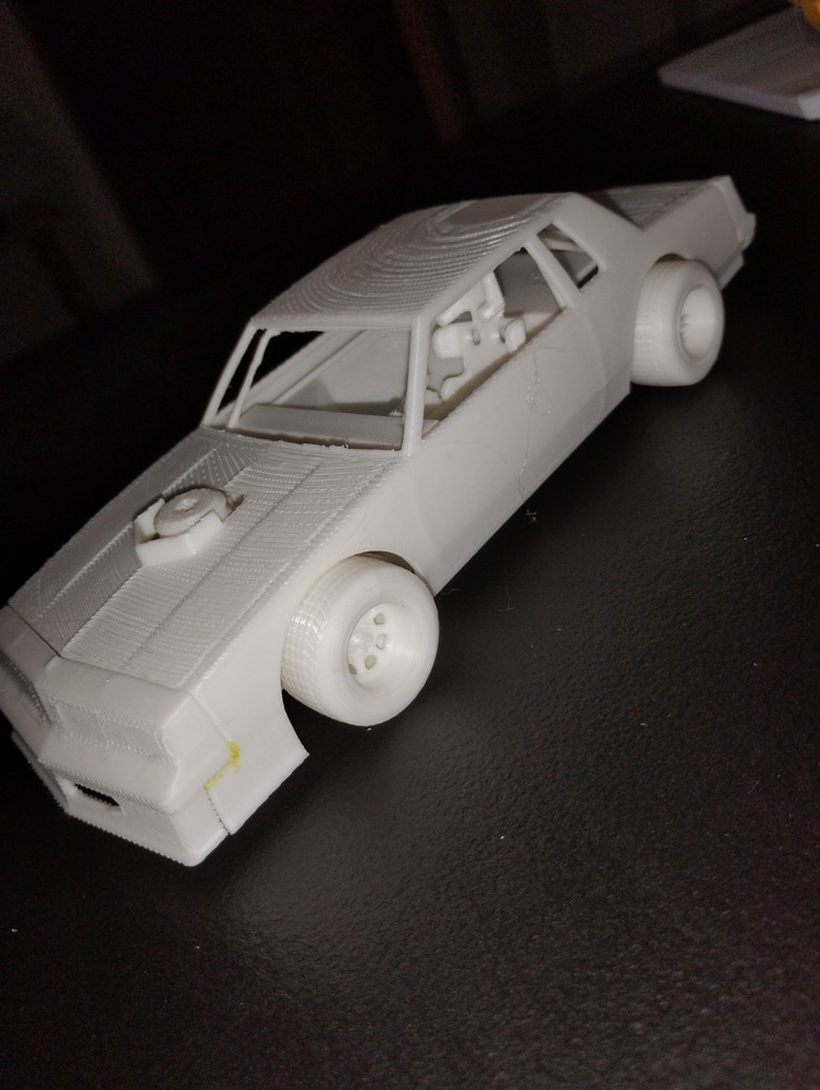 1/25 Dirt Street Stock 3D Printed Model Kit Unassembled Dirt Track Race Car DIY