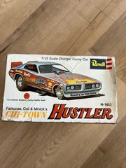 Vintage Revell Chi-Town Hustler 1/25 Scale Dodge Charger Funny Car Model Kit