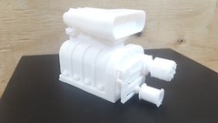 Supercharger Blower V8 Rc Car model engine 3D printed 1:6 scale