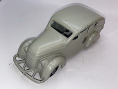 1937 INTERNATIONAL D Brink’s Jr Armored Car Promo 1/22 NATIONAL PRODUCTS Grey