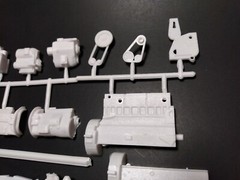 AMT Kenworth W-925 Tractor 1/25 Cummins 6 cylinder diesel engine motor nta-370