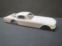 66′ Mustang Longnose AWB 1/25 Resin Body from Fremont Racing Specialties