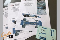Decals March 761 1977 Formula 1 1/43rd scale for Tameo Kits by Cigale 43 CDS004