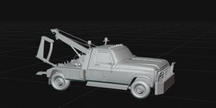 LYTA160501 1/160 Unpainted 3D Printed Mini Car Model, Scene Layout Decor 2Pcs