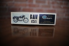 BMW R75/5 1:10 scale Minicraft 204:500 Motorcycle Kit Unbuilt