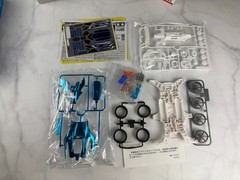 Tamiya 95161 Mini 4WD DCR-01 BLUE METALLIC BODY (MA CHASSIS) 1/32