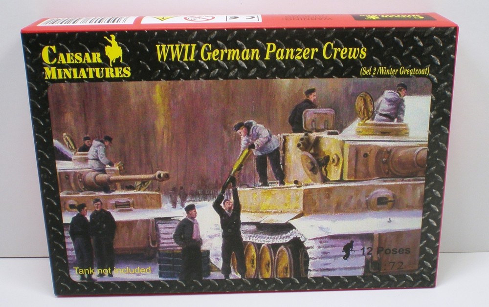 1/72 Scale WWII German, Panzer Crews In Winter, Ceasar
