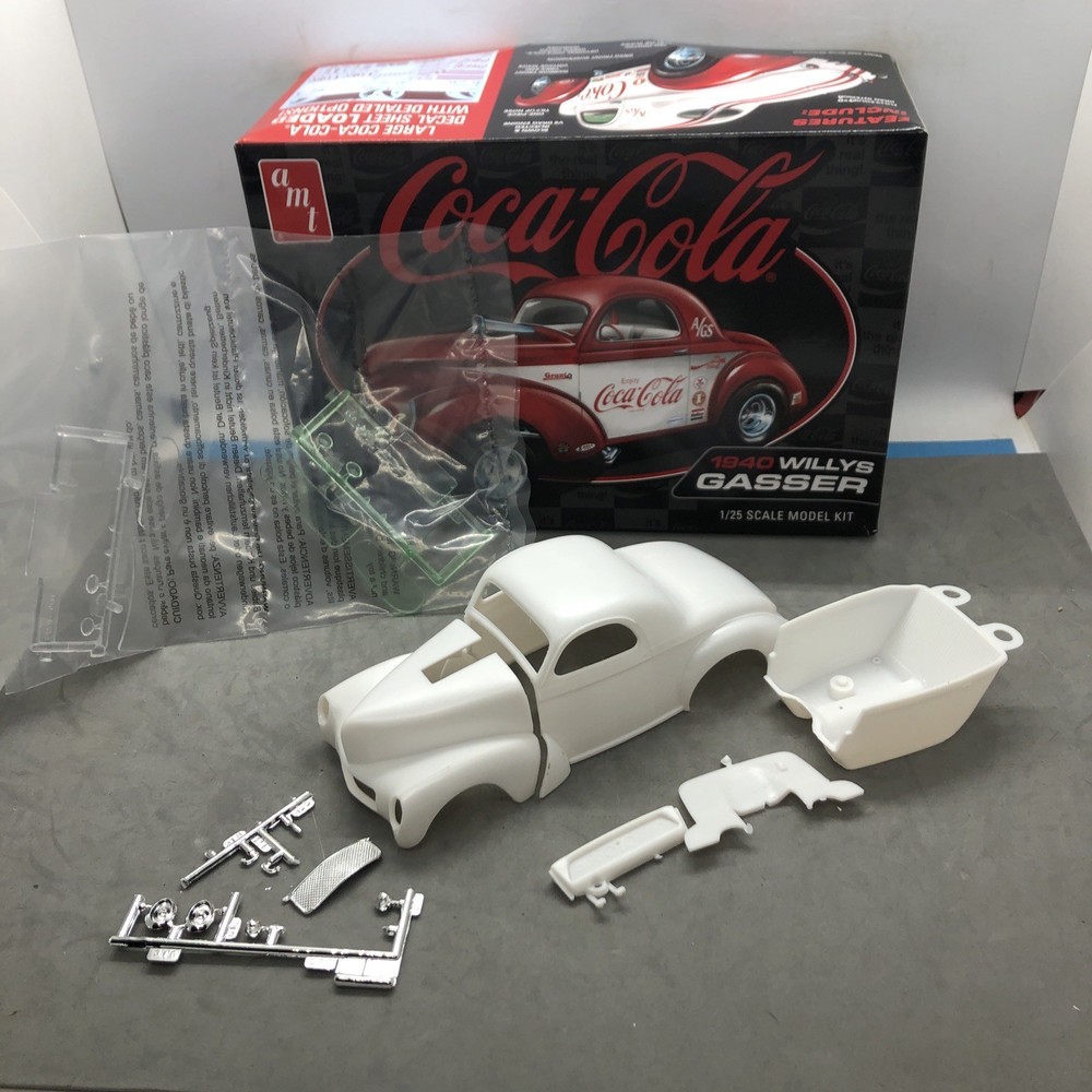 FOB 40 Willys Coupe Gasser Hard BODY Slot Car? 1:25 AMT Search LBR Model Parts
