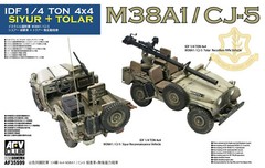 AFV Club 1/35 AF-35S99 IDF 1/4 Ton 4×4 M38A1/CJ-5 SIYUR + TOLAR