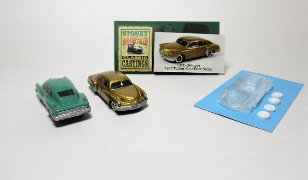 New! SMC-GG-1071 1947 Tucker Sedan 4 Door HO-1/87 Scale Clear Resin Kit