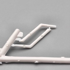 AMT 1/25 1971 71 Ford Mustang Mach 1 Parts Kitbash Custom Side Exhaust Racing