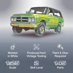 AMT 1219 1972 GMC Jimmy 2-in-1 1/25 4×4 SUV Model Kit New