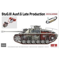 RYEFIELD MODEL RFM RM-5088 1/35 StuG.III Ausf.G Late with Full Initerior