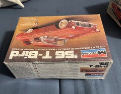 MONOGRAM 1956 FORD T-BIRD 1/24 Scale Kit #2289 Molded In Red -Factory Sealed NIB