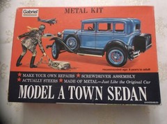 Gabriel Model A Town Sedan EMPTY BOX model car kit 4857 classic toy