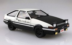 Aoshima 1/24 Initial D Toyota Fujiwara Takumi AE86 Trueno Plastic Model Kit