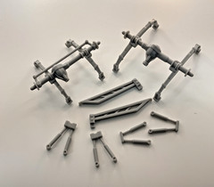 Pulldozer Dana 60 Axles 4 Link Suspension Kit 1 24 1 25 Chevy Blazer Mud Truck