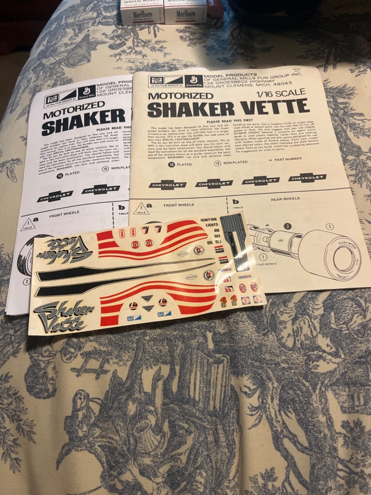 Mpc rare shaker corvette unbuilt no box
