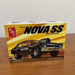 AMT CHEVY NOVA SS PRO STOCKER PLASTIC MODEL CAR KIT 1:25 SCALE SEALED BAGS