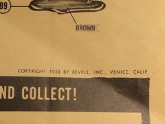 1958 Revell Volkswagen Micro Bus Model H-1228 Original Assembly Instructions
