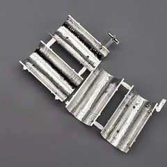 AMT 1/25 Kenworth T600A Parts Kit Bash Chrome Fuel Tanks Scratched