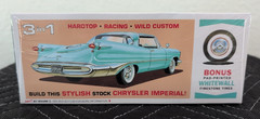AMT 1136 1959 Chrysler Imperial Hardtop Customizing 3n1 Model Kit 1/25 NOS