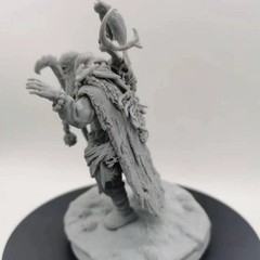 1/24 Resin Figure Model Kit Big Man Unassembled, Unpainted Model Kit.