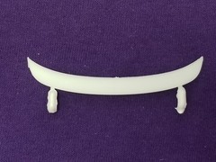 2021 Dodge Charger REAR SPOILER from 1:25 AMT Model Kit HELLCAT