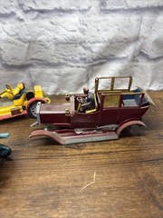Vintage Model Car Lot Parts Pieces Gowland Revell Hubley Pyro Old Timers