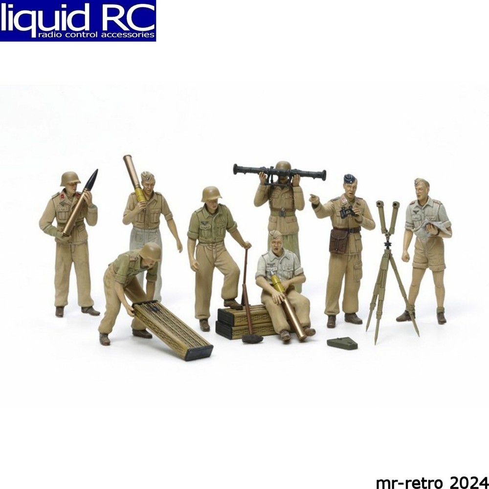 Tamiya USA TAM35343 35343 1/35 German Artillery Crew AFront Cor Luftwaffe