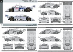 VM Decals 1/24 Sauber C9 Nur 89’99’ Suzuka Lm decal for Tamiya Hasegawa 11137