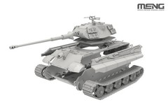 GSI Creos Meng Model 1/72 German Heavy Tank Sd.Kfz.182 King Tiger Porsche Turret