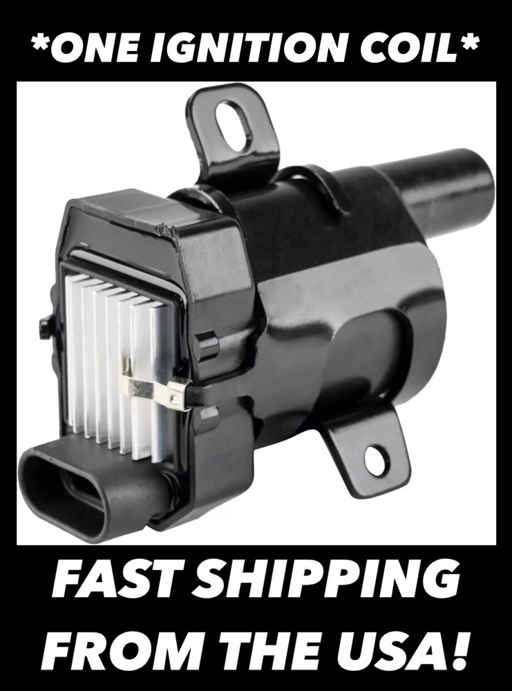 *ONE* 1 Round Ignition Coil Compatible with Chevrolet GMC Silverado NEW