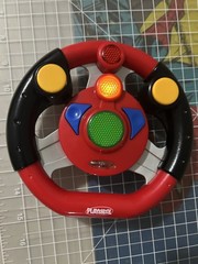 Playskool Helmet Heroes Racers Helmet Steering Wheel Toy Cosplay Costume