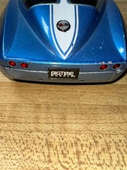 Jada Toys Blue Vintage Retro Model Car with Metallic Finish