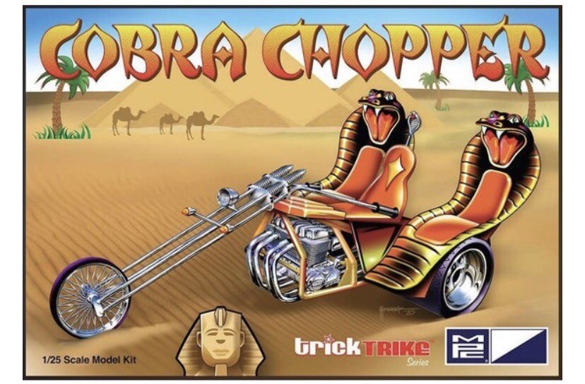 MPC 1/25 Cobra Chopper Trick Trikes Series Model Kit MPC896 Plastics Car/Truck