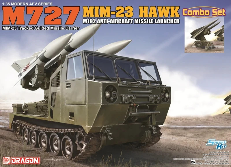 Dragon 3588 1/35 M727 MIM-23 missile carrier &M727 MIM-23 Tracked Guided Missile