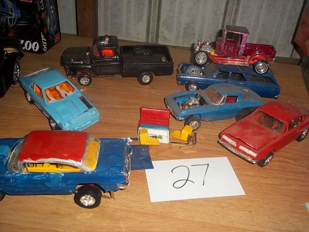 Model Car Junkyard/Parts Lot Salvage Built Plastic Models #27