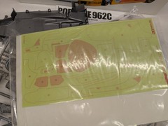 Tamiya 24233 Porsche 962C Sports Car Shell 1/24 Scale Model Kit Open Box NEW