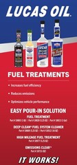 Lucas Oil 10977 High Mileage Fuel Treatment – 5.25 Ounce Pack Of 12