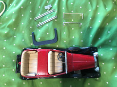 Hubley 1930 Packard Sport Phaeton 1/22 scale as is for parts or restoration