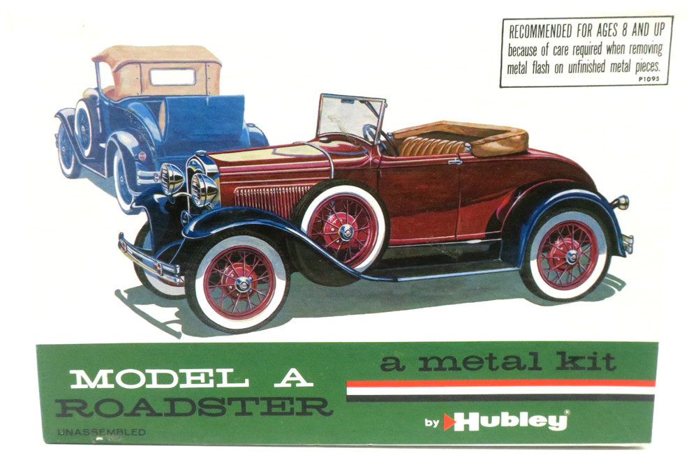 Vintage Hubley Model A Roadster Model Kit #4850