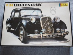 Heller 1/24 #763 Citroen 15 Six Model Kit Box Opened, Sealed Parts