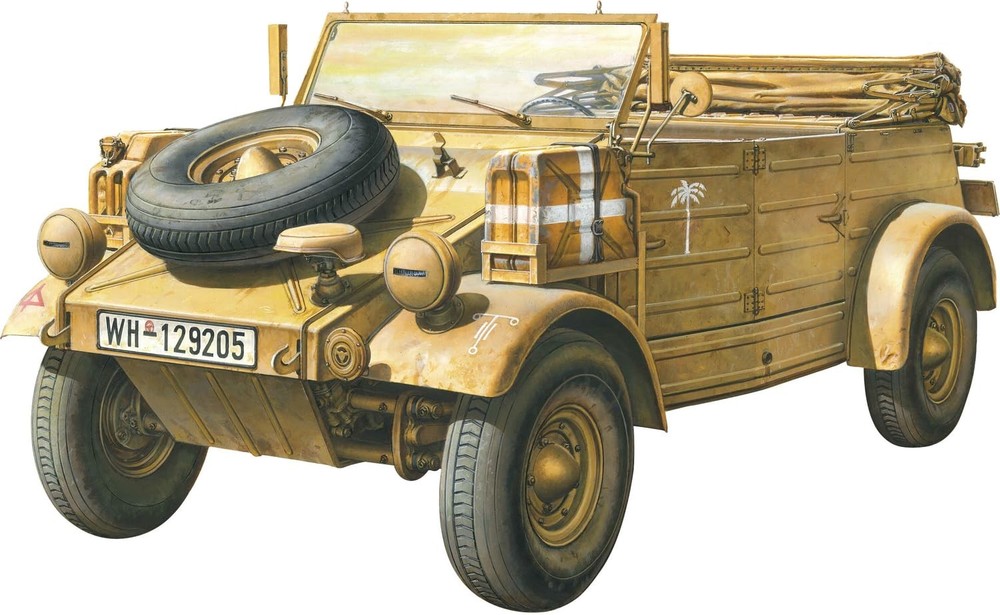 Mont Model Germany Pkw.K1 Kubelwagen Type 82 North Africa Specification MVS015