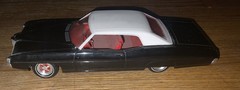 BONNEVILLE Blk & Wh Model Built Incomplete Diorama, Kit bashing, Junkyard Etc.