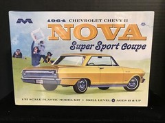 MOEBIUS 2320 1964 CHEVROLET NOVA SUPER SPORT COUPE MODEL KIT-NIB-1/25 SCALE