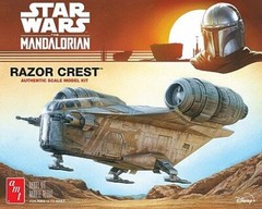AMT Star Wars- Mandalorian Razor Crest Ship – Plastic Model Spacecraft Kit